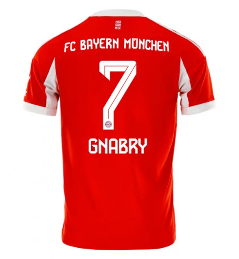 Moške Nogometnih dresov Bayern Munich Serge Gnabry #7 Domači 2025-26 Kratki rokavi Moške Nogometnih dresov Bayern Munich Serge Gnabry #7 Domači 2025-26 Kratki rokavi